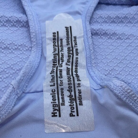 Lands' End Women's Grecian One-Piece Swimsuit with Shirring Detail Blue Size XS - Picture 7 of 11